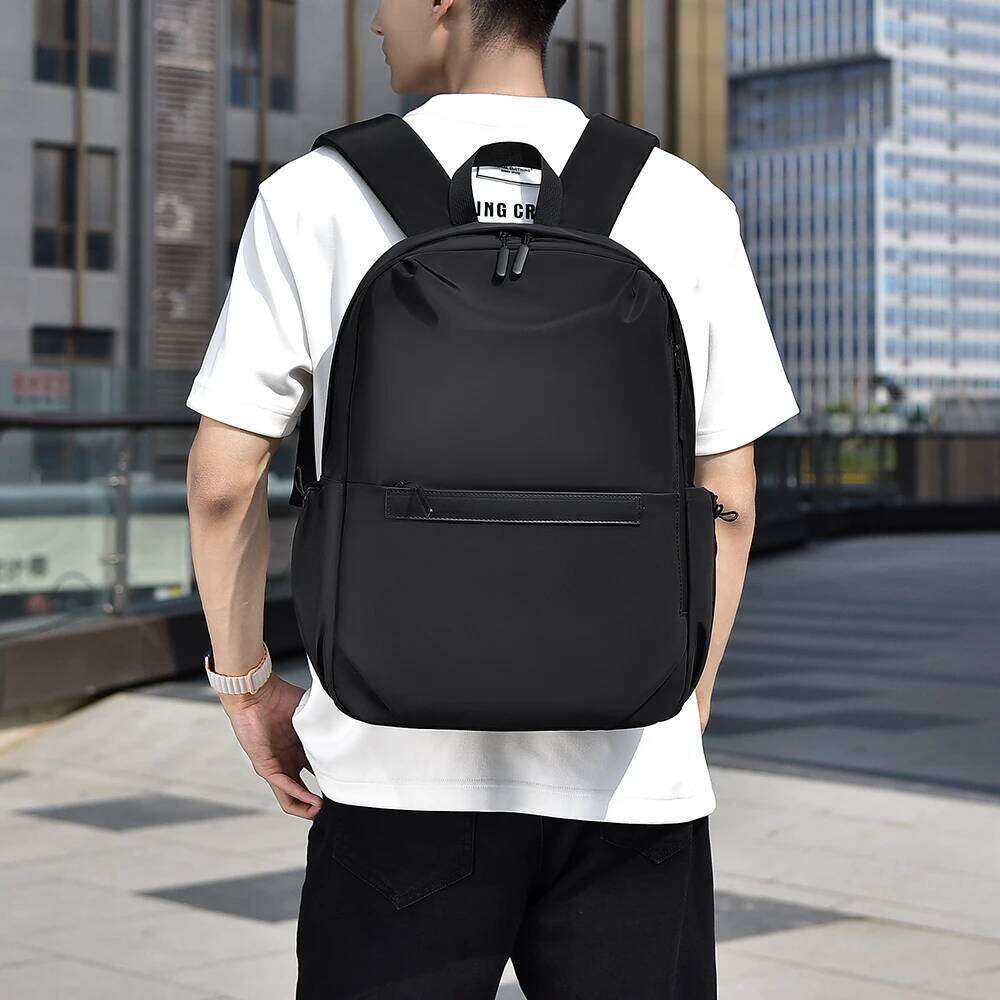Men's women's casual laptop boys' and girls' school backpacks, university backpacks,lightweight backpacks (black)