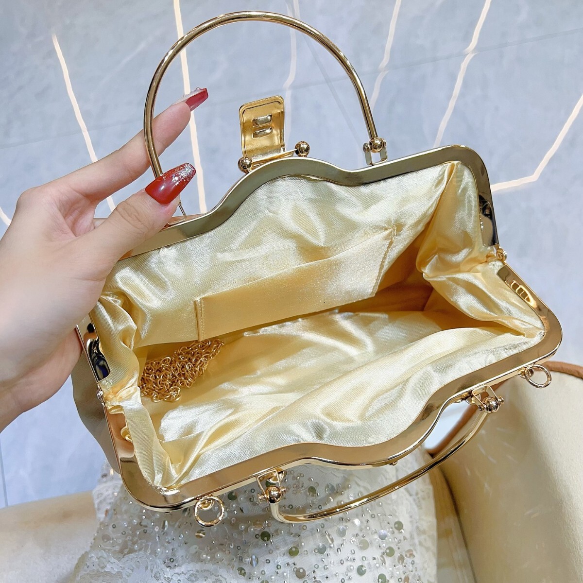 New Cross border Women s trend Party Handbag with Water Diamond Elegant Social Style Women s Shoulder Bag Designer Bag trend Women s Crossbody Bag