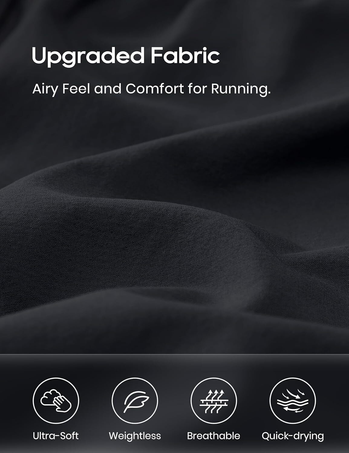 Mid-Waist Running Shorts for Women, 5 Inches, Quick-Dry, Athletic, Sports, Training, Track with Zipper Pocket