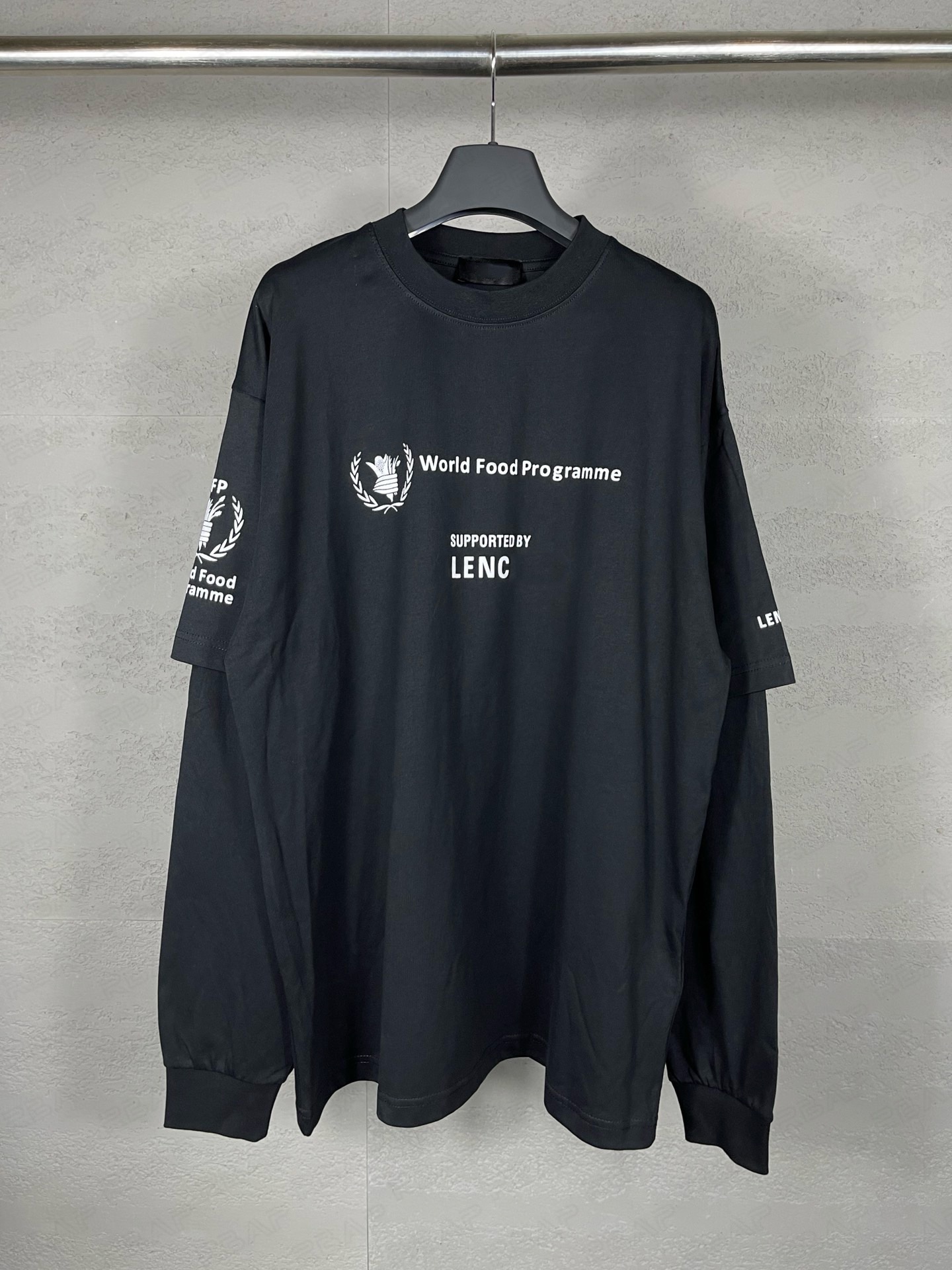 ba leniagaa Long sleeves shirts mens shirts Urban Oversized Sweatshirt | Acid Faded Graphics & Dropped Shoulder Cut