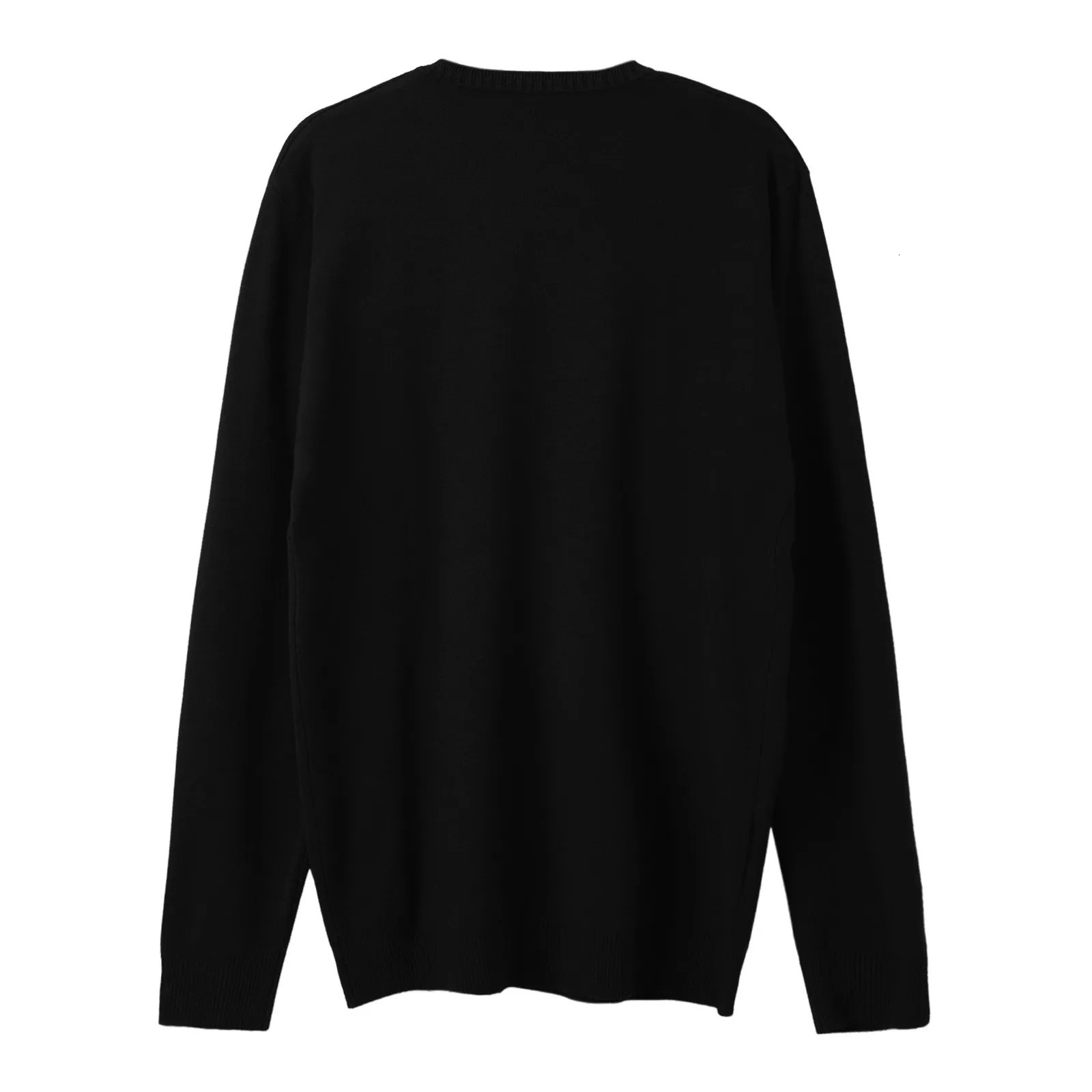 V Neck Pullover Sweater Mens Slim Autumn And Winter Knitwear Sweater Long Sleeved Mens Clothing Male Jumper Top Blouse 250628