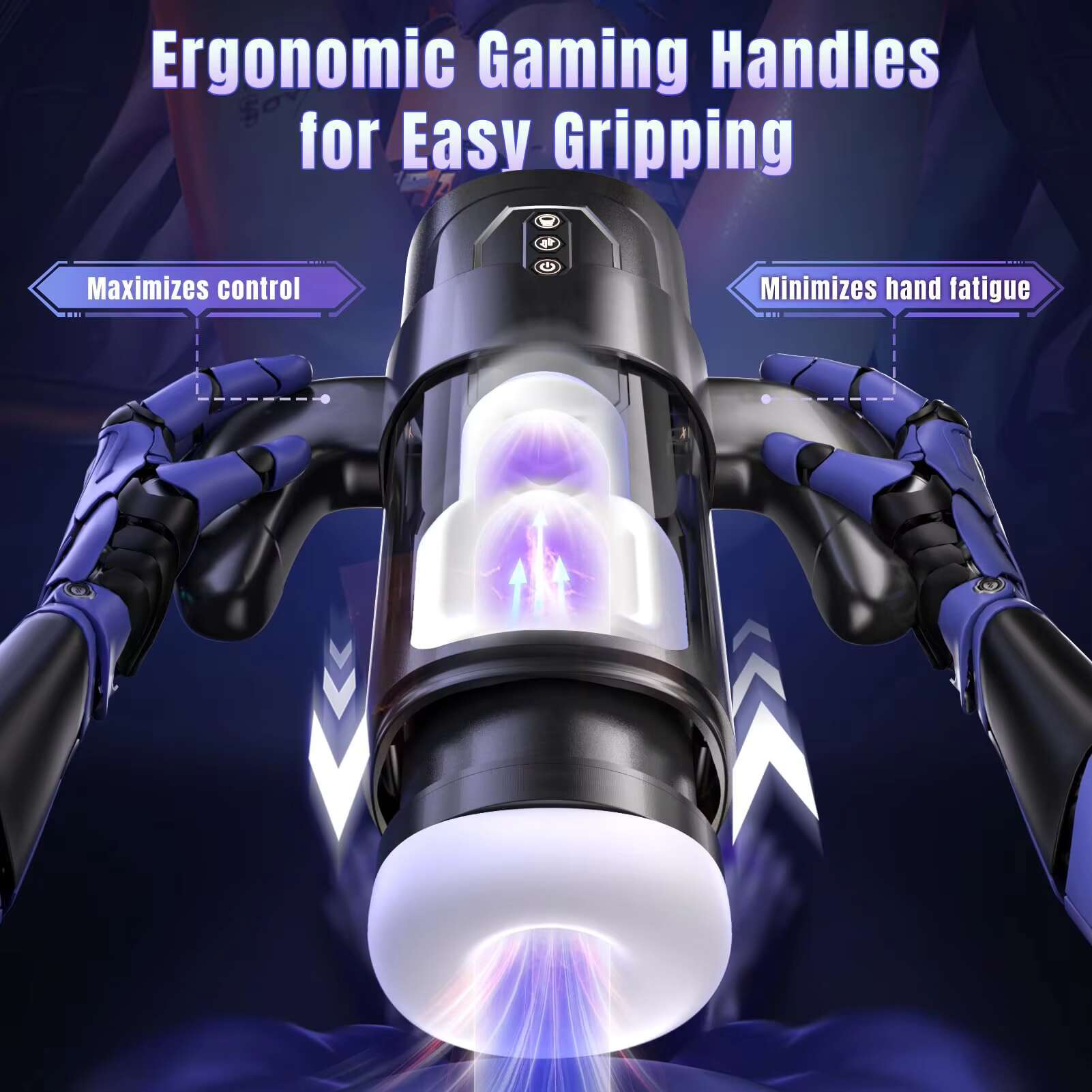 Penis Pump Pocket Pussy Stroker Vibrator Electric Men Sex Toys Thrusting Sucking Automatic Male Masturbation Cup with Handle