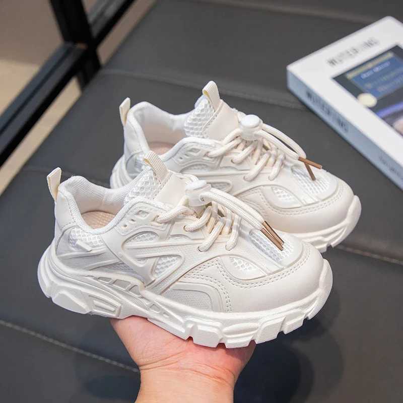 Childrens Sneakers for Boys and Girls Casual White School Tennis Shoes Non-slip Simple Kids School Running Sneakers Classic Y250629