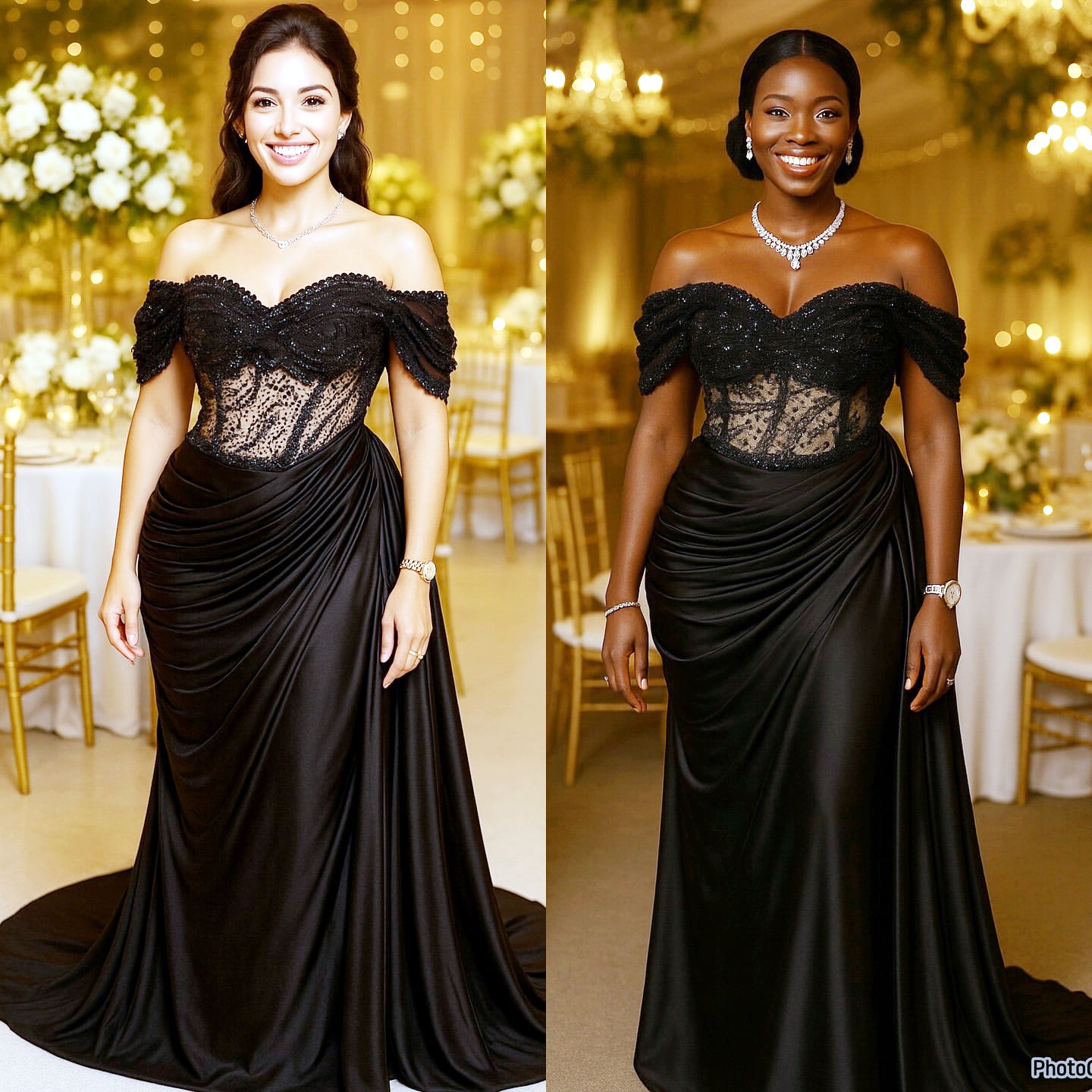Mermaid Black Prom Dresses 2025 Lace Rhinestones Beaded Velvet Evening Formal Party Second Birthday Engagement Gowns Plus Size Dress For Special Occas