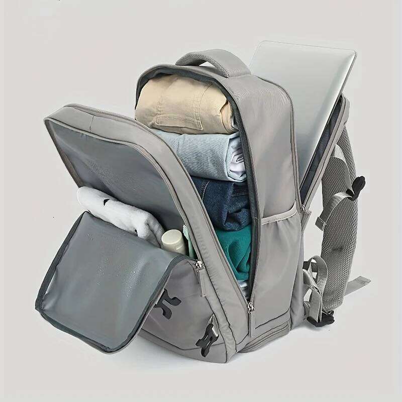 15-Inch Laptop Backpack Airline-Approved Durable Oxford Material Adjustable Strap Shoe Compartment Perfect for Travel