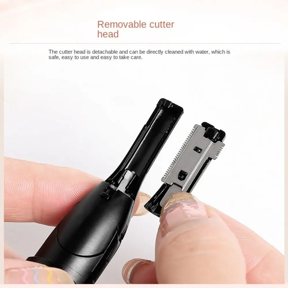 Detachable Electric Eyebrow Trimmer Multi-purpose Rotatable Hair Shaving Machine Usb Charging Precision Hair Remove Tools 250627