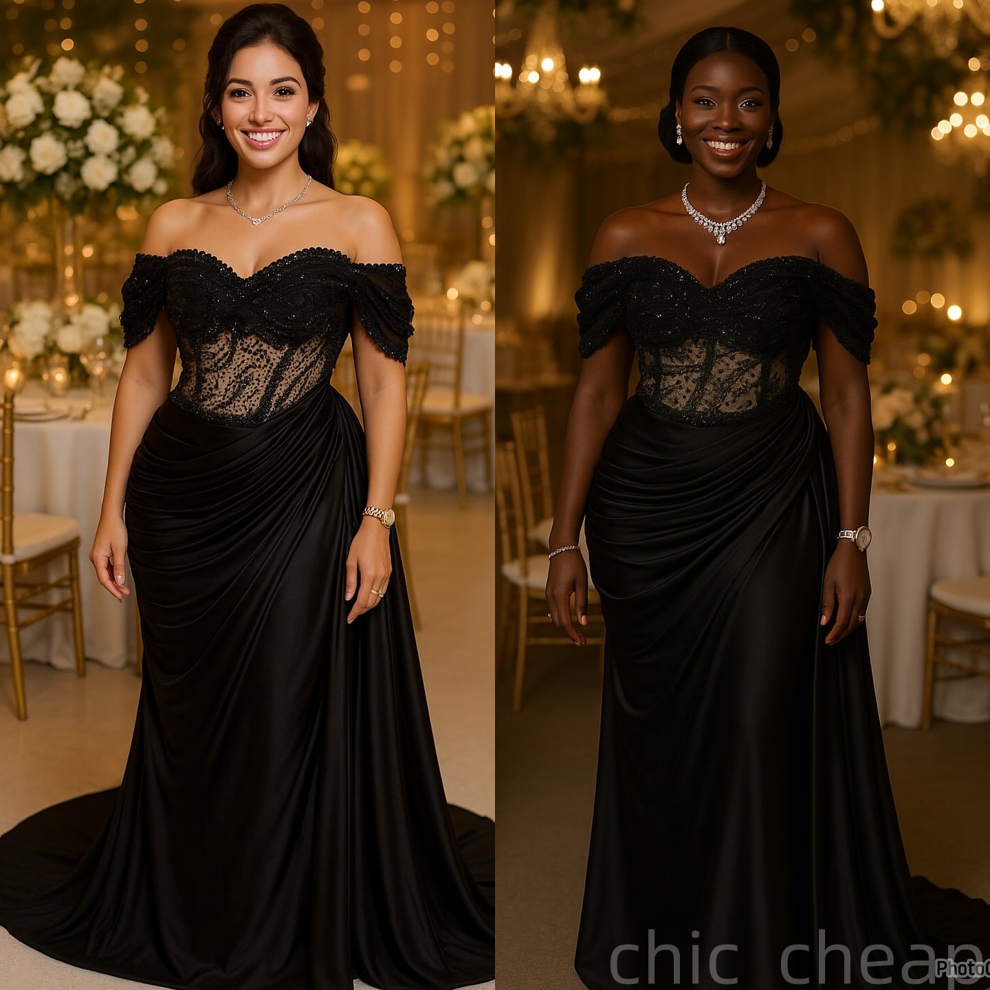 Mermaid Black Prom Dresses 2025 Lace Rhinestones Beaded Velvet Evening Formal Party Second Birthday Engagement Gowns Plus Size Dress For Special Occas