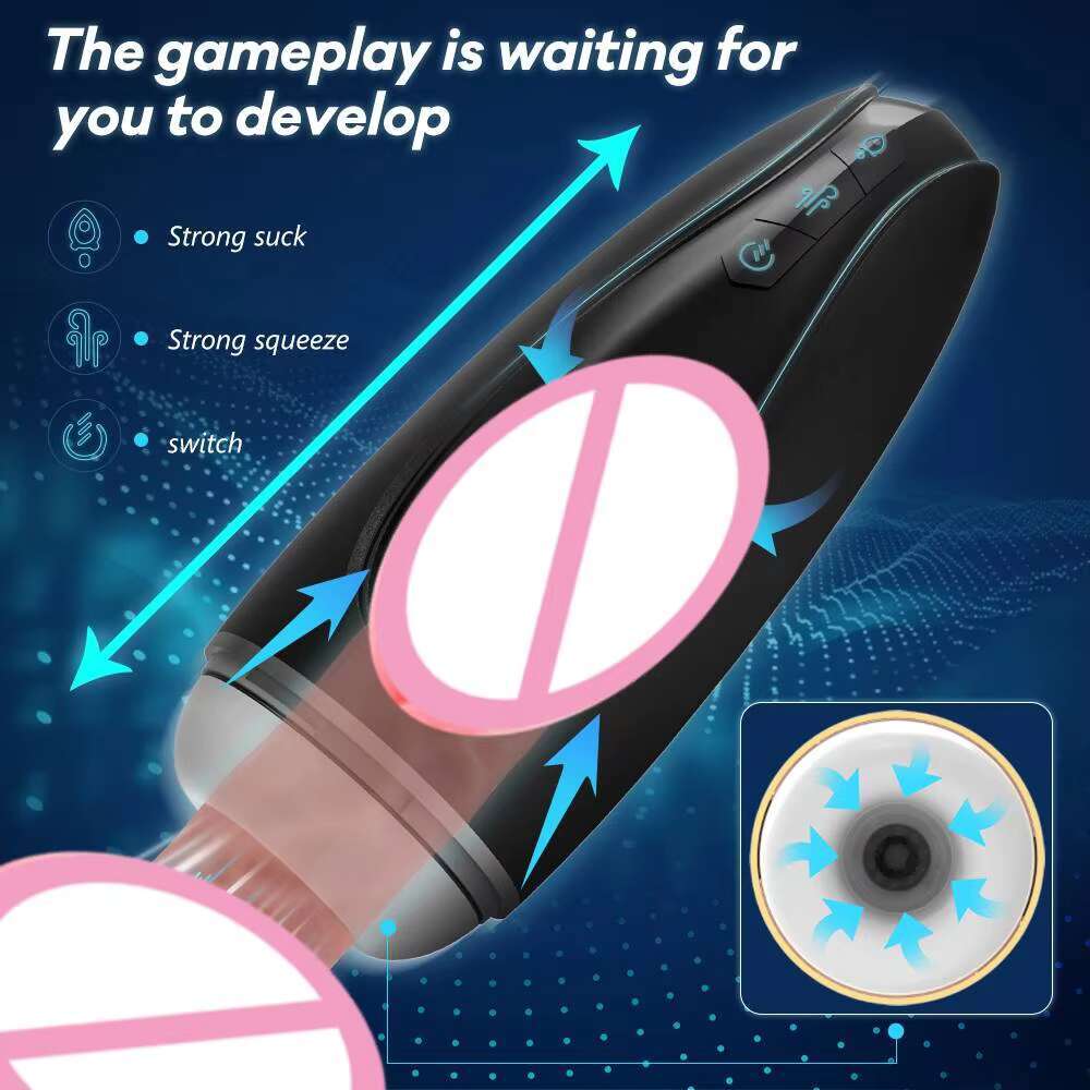 Sex Toy Box for Male Sucking Male Masturbation Automatic Machine Male Masturbation Sex Toy for Men Sax Toys for Man