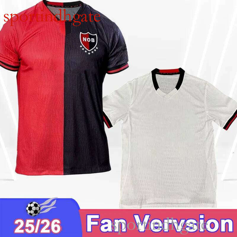 25 26 Newell's Old Boys Mens Soccer Jerseys ALEJO MONTERO EVER BANEGA SAUL SALCEDO FERNANDO CARDOZO Home Away Football Shirts