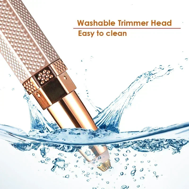 Electric Razor for Women 4 In 1 Lady Shaver Eyebrow Trimmer Nose Hair Epilator Rechargeable Eyebrow Trimmer Hair Removal 250627
