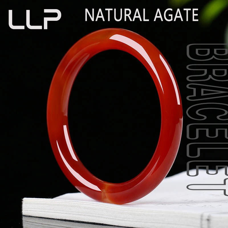 Natural Ice agate Jade Crystal Pattern Bracelet Fashion Women Quality Jewelry Holiday Gifts 250626