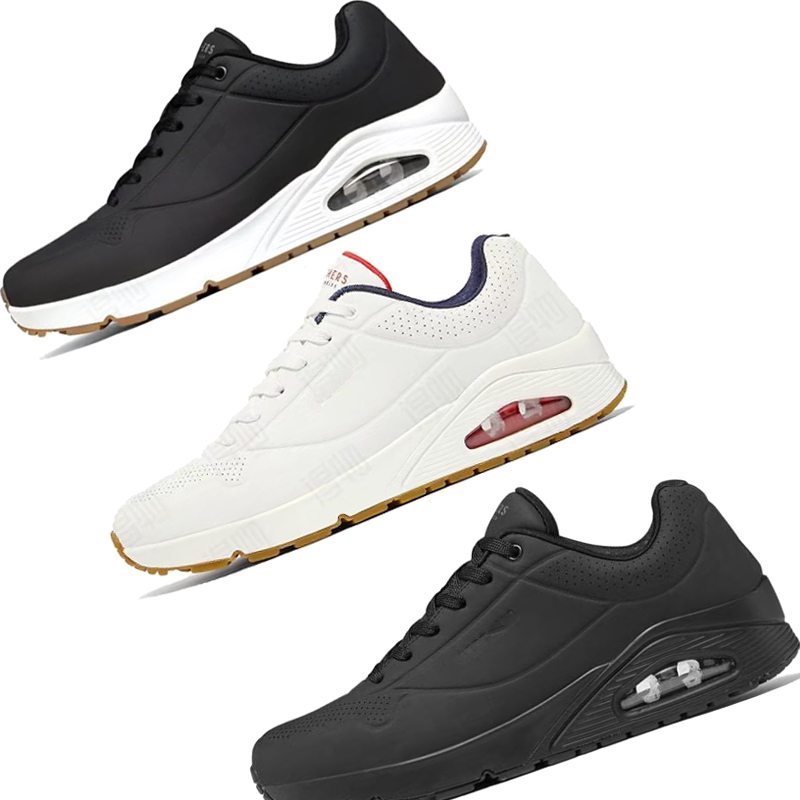 2025 sketchers for men Designer Mens Running Shoes Outdoor Street Retro daddy shoes daily Free Shipping Good Quality Casual Summer breathable Navy Triple sneak