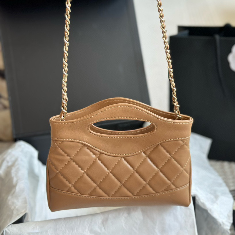 23a Portable 31 Bag Women Mini lambskin Leather Diamond Plaid Luxury Handbag Crossbody Trend Purse Underarm Evening Clutch Vintage Card Holder wallets 22X14.5cm