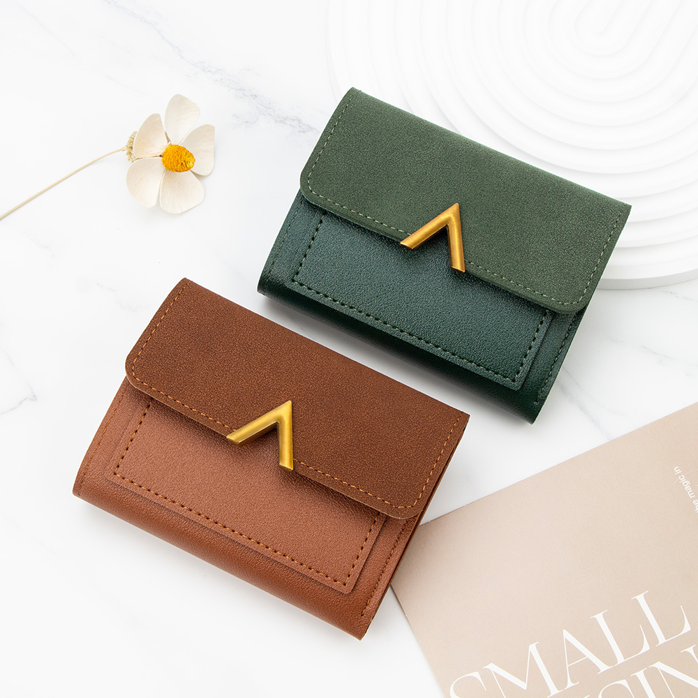 Designer Wallet New Women's Short Wallet Large Capacity, Compact Multi-functional Card Holder & Coin Purse, Minimalist Korean Style Free Shipping