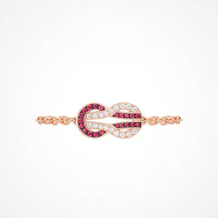 Top grade 2025 summer autumn newest ic twist designer ring for women girls nature red stone crystal rose gold dia zircon link chain rings jewelry Free