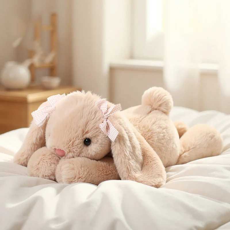 35CM Cute Loppy Eared Rabbit Plush Doll Kawaii Soft Plush Bunny Rabbit Plush Toys Stuffed Animal Pillow Appease Toy Kids Gifts Y250628