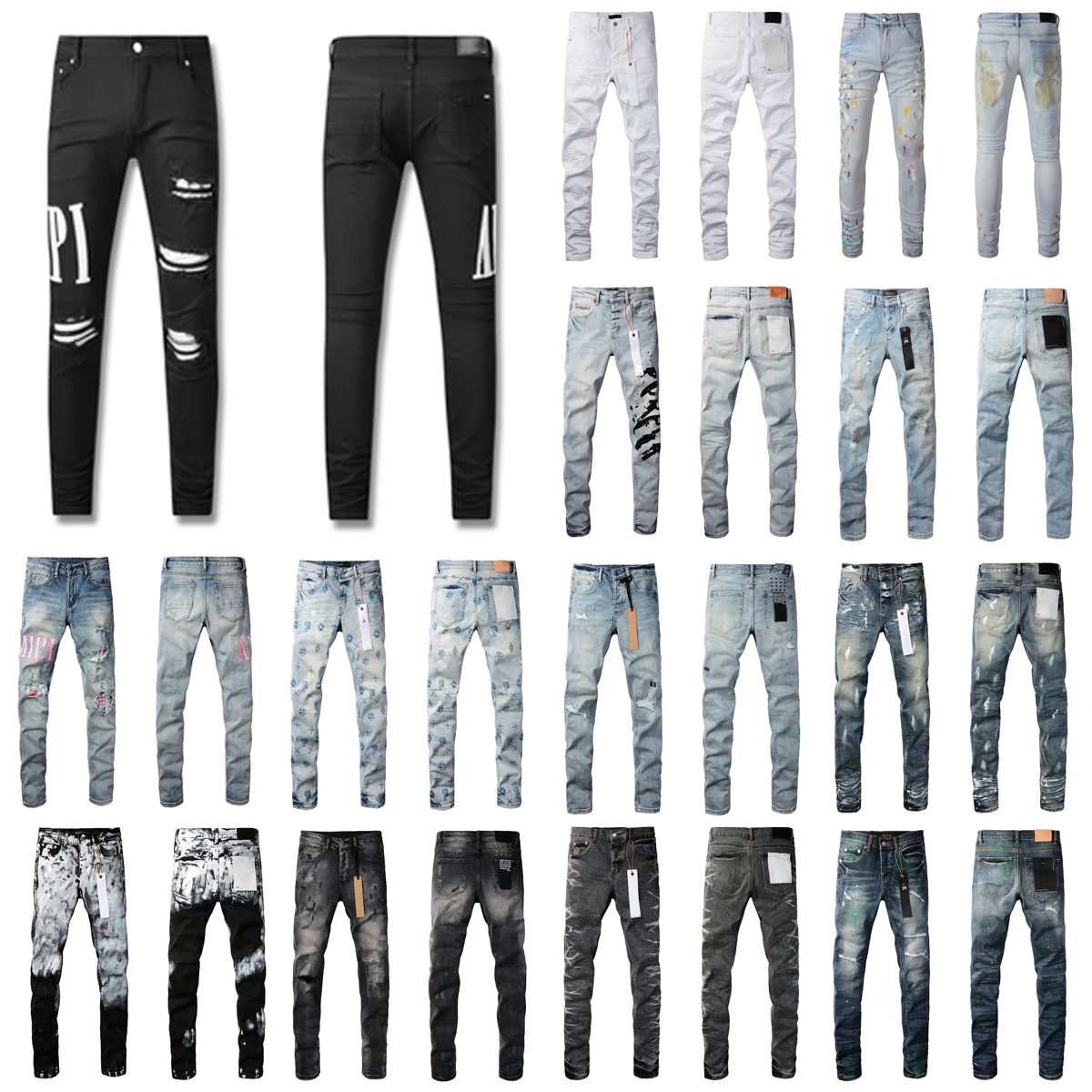 jeans designer jeans man womens mens jeans black pants high-end quality straight design retro Streetwear Casual Sweatpants designer jeans for woman