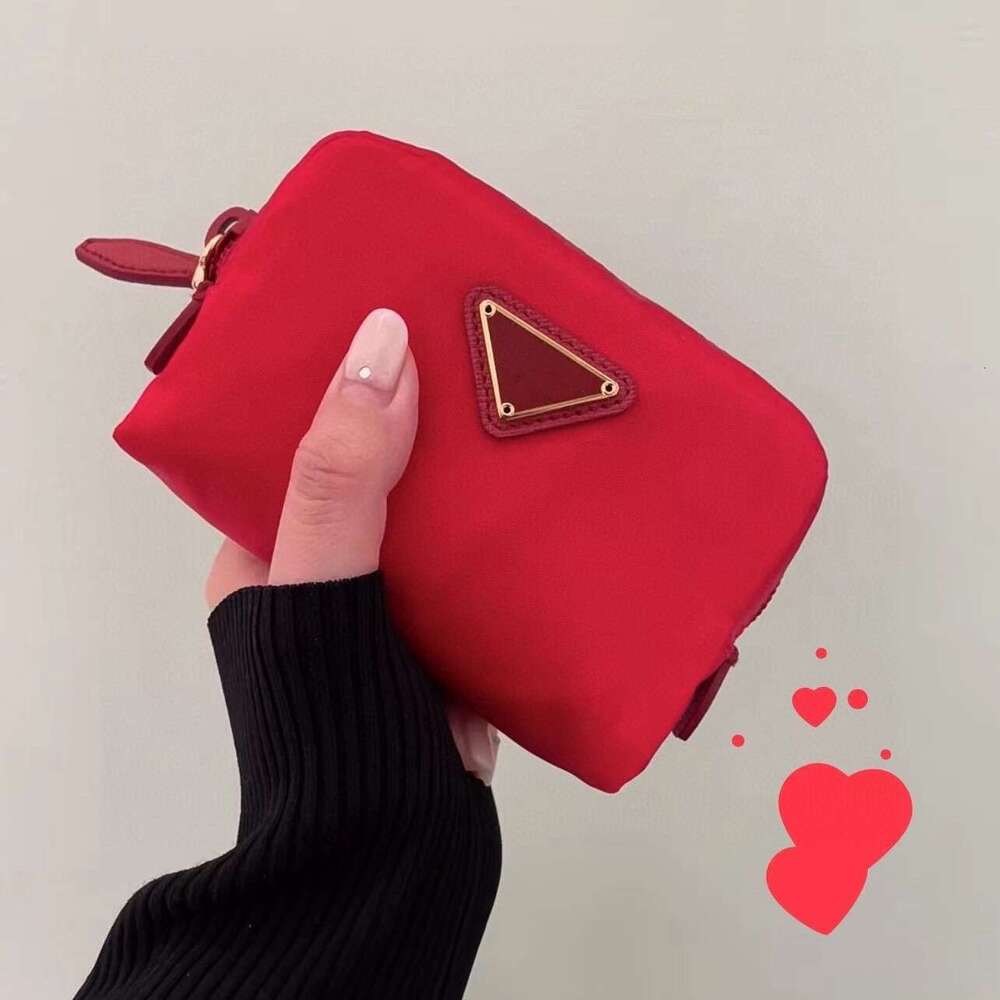 New P Brand Small Decoration Pendant Mini Makeup Nylon Waterproof Keychain Bag Lipstick Coin Purse designer wallet designer wallet