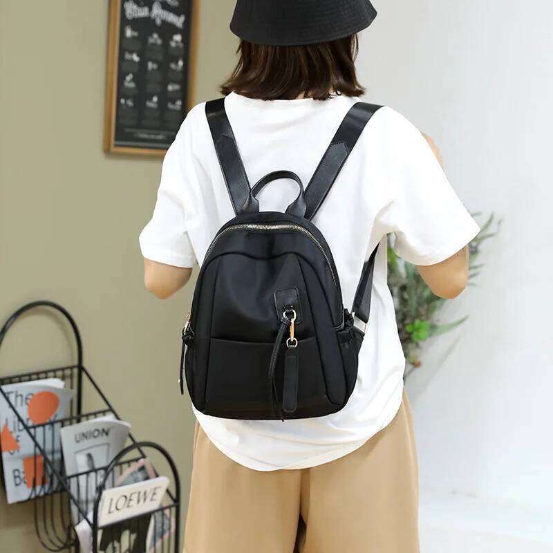 2025 new women's shoulders backpack waterproof Oxford cloth fashion leisure schoolbag large capacity travel backpacks