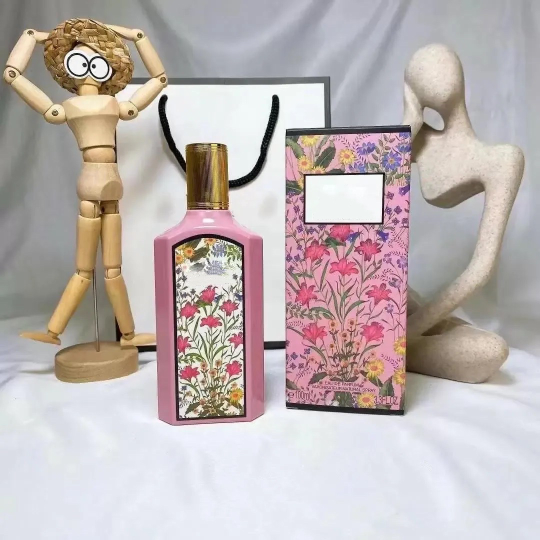 Brand Flora For Women Cologne 100ml Woman Sexy Fragrance Perfumes Spray EDP Parfums restoring ancient pink 202500