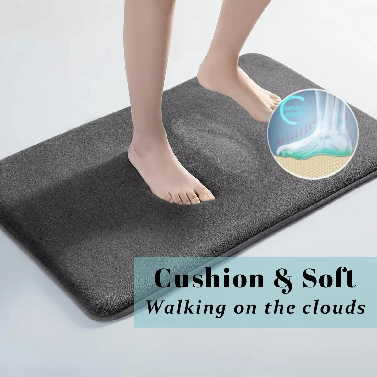 Absorbent Floor Mat Non Slip Bath Mat Anti Slip Coral Velvet Bathroom Floor Mat Door Mat Home Decoration 250628