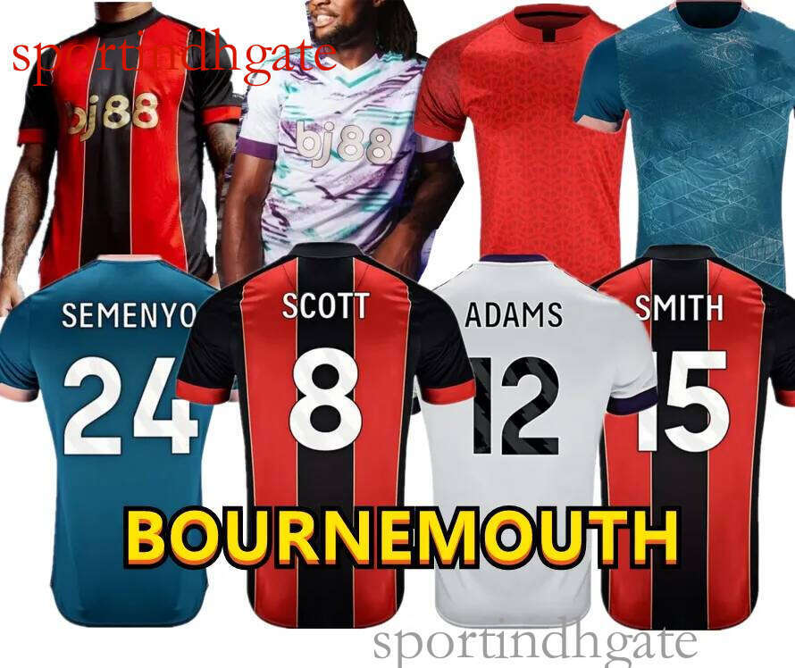 24 25 Bournemouth soccer jerseys BROOKS SOLANKE home away and third CHRISTIE OUATTARA LERMA BILLING Football Shirts Men Uniforms