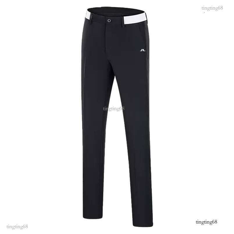Summer Men's Golf Pants Quick-drying Breathable Pure Color Sports Casual Pants High Quality Golf Apparel 211112