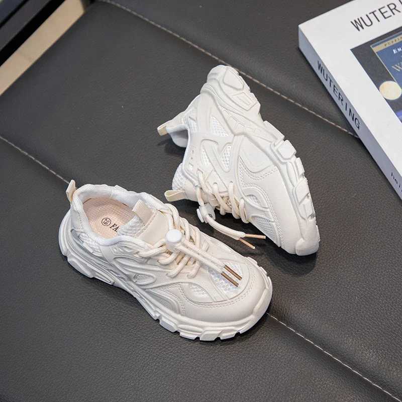 Childrens Sneakers for Boys and Girls Casual White School Tennis Shoes Non-slip Simple Kids School Running Sneakers Classic Y250629