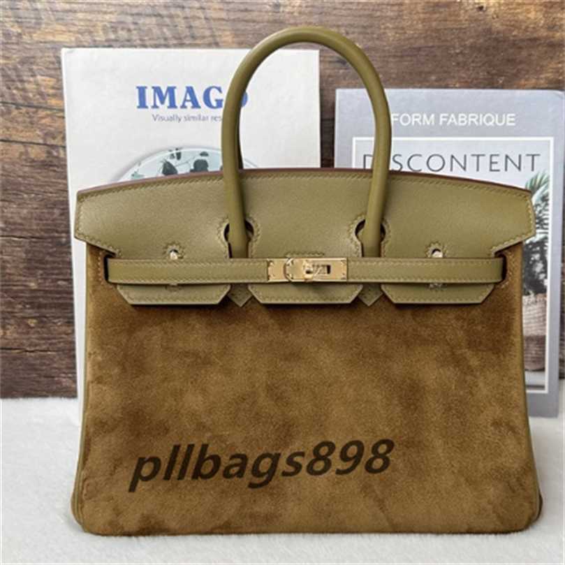 Designer Handbag Suede Leather 10a Top Purses Genuine Handmade Winter Fashion Calf Deep Blue TTJG351RNR