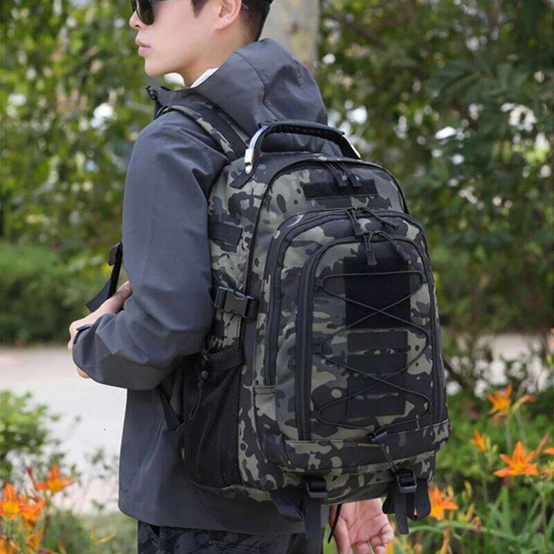 50L Outdoors USB Charging Nylon Multifunctional Tactical Backpacks Trekking Hunting Camping Traveling Rucksack Xm148