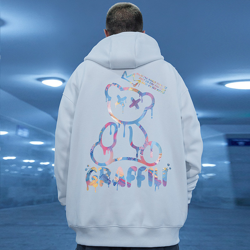 Free shipping for 2025 designer men's T-shirts American Retro Streetwear High Street Hoodie for Men Plus Size Oversized Hip Hop Hoodie
