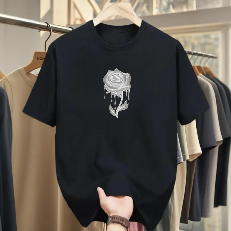 Man Designer T Shirt Summer Men's Loose Outdoor Leisure Sports Round Neck Short Sleeve Printed Shirt Top 1306