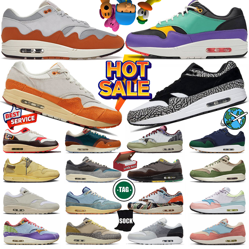 Free Delivery With box Designer Mens Women Running Shoes 1 Women Mesh Triple Black White Navy Bule Rose Pink Red Men Sports Sneakers Trainers Outdoors Size 36-45