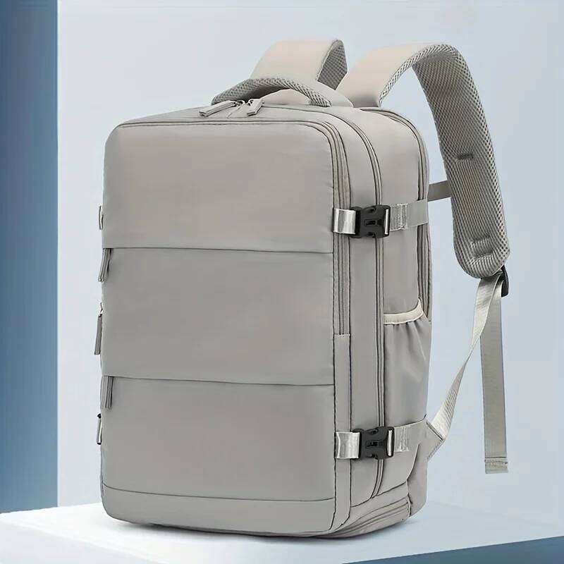 15-Inch Laptop Backpack Airline-Approved Durable Oxford Material Adjustable Strap Shoe Compartment Perfect for Travel