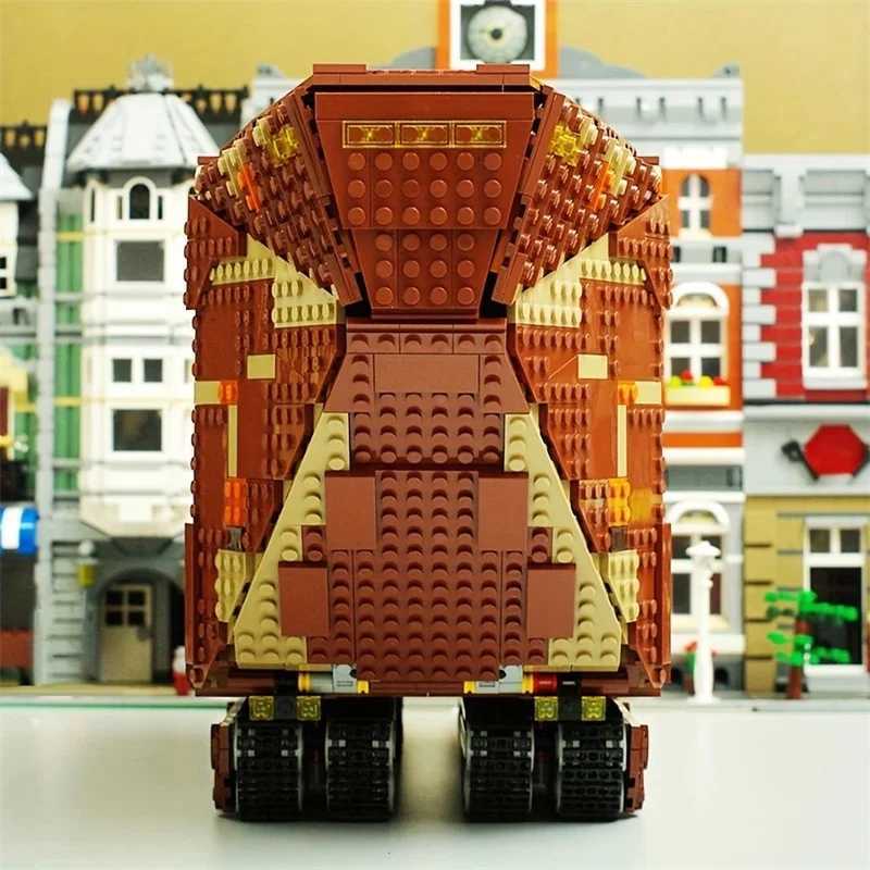 Famous Movie Scene Desert City Blocks Childrens Toy Sandcrawler Model Christmas Building Blocks MOC-75059 Educational Toys Gift Y250628