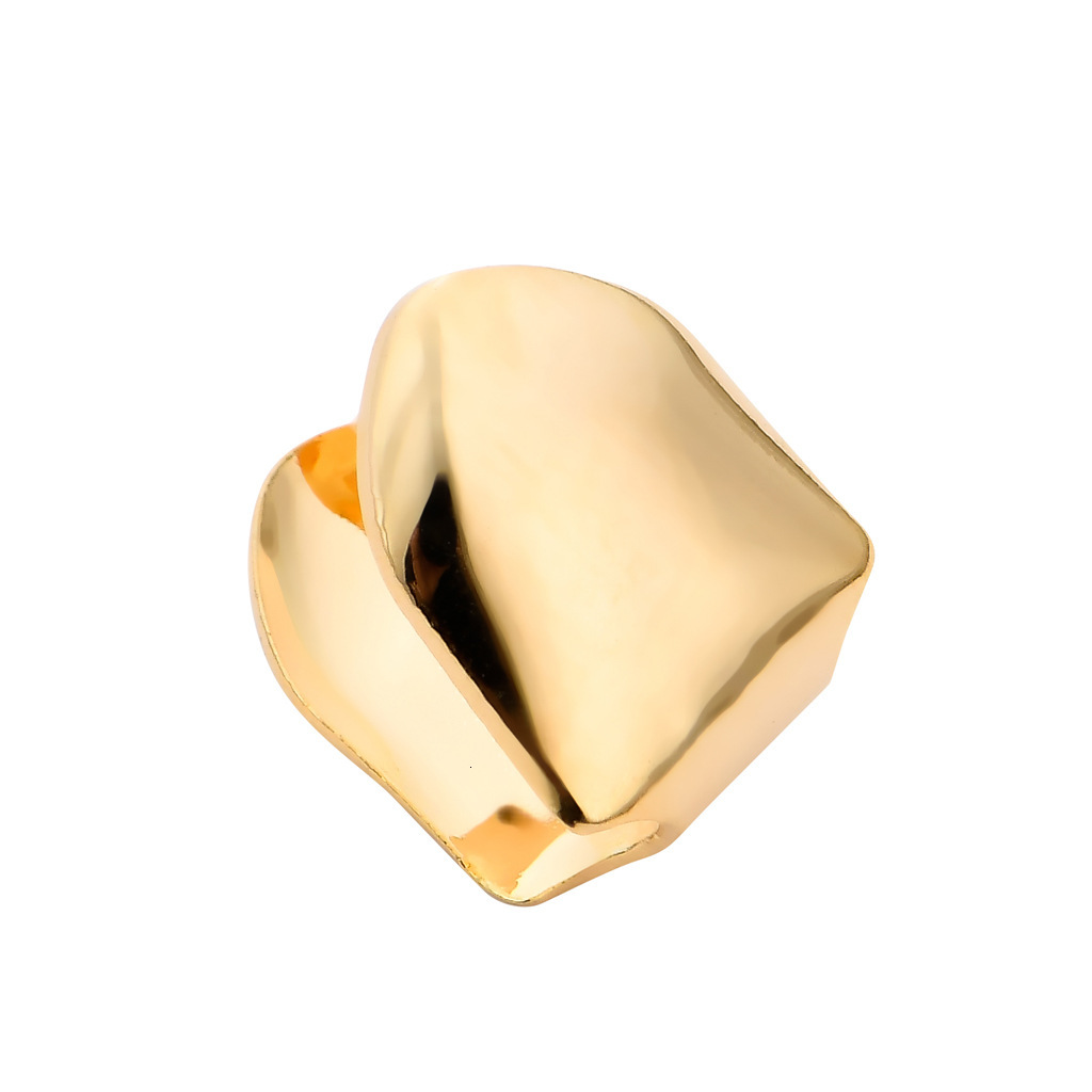 New 18K Gold Plated Single Tooth Hip Hop Grillz High Quality Fashion Halloween Rapper Costume Accessories
