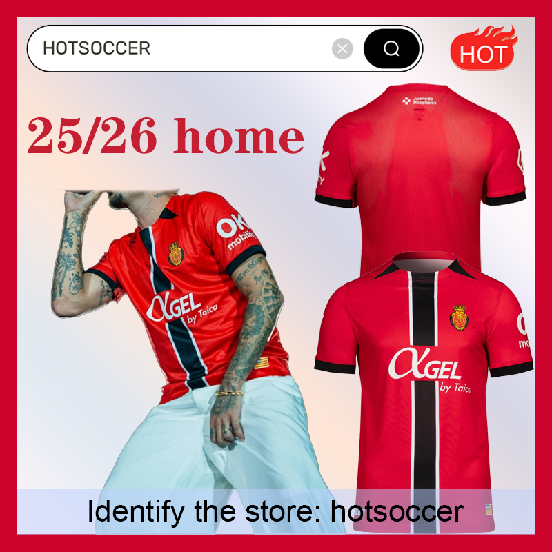 2025-26 RCD Mallorca Home Kit Football jersey beats like its fans Football style football ABDON CUFRE MURILLO RAILLO MURIQI MERVEIL