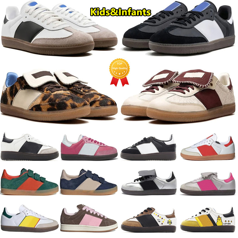 Deigner kid infant Caual Shoe Suede Dark Pony Green Boldhoe Light Blue Silk Red Pink Fuion White Black Gum Hiking Shoe Track kid infant Tr