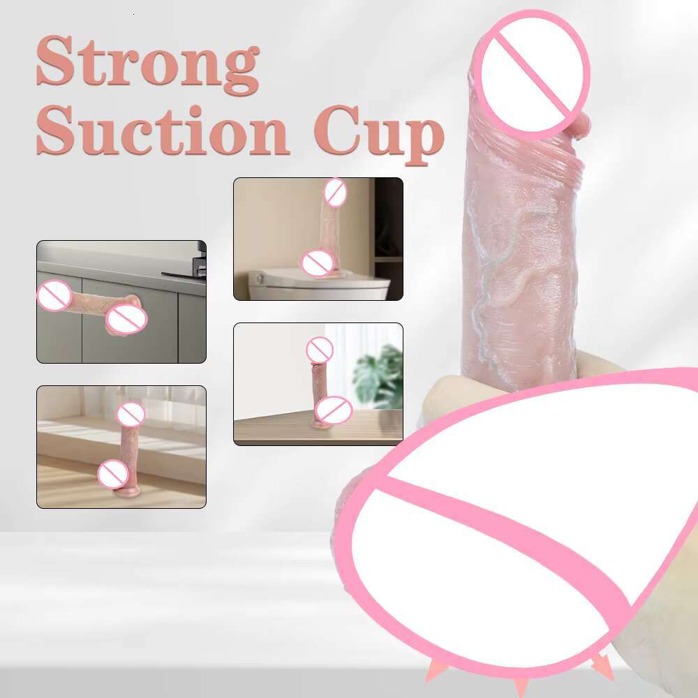 Realistic Huge Dildos Grandes Eyaculador Silicone Mold Big Dildo Plush Long Silicone Dildo Vibrator for Sex Women Man