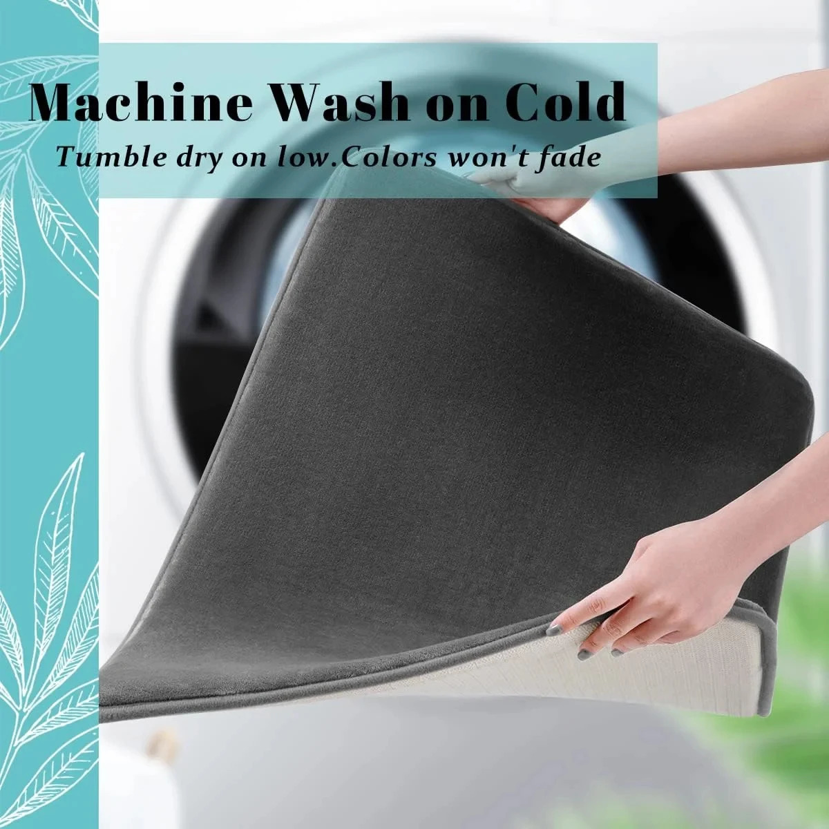 Absorbent Floor Mat Non Slip Bath Mat Anti Slip Coral Velvet Bathroom Floor Mat Door Mat Home Decoration 250628