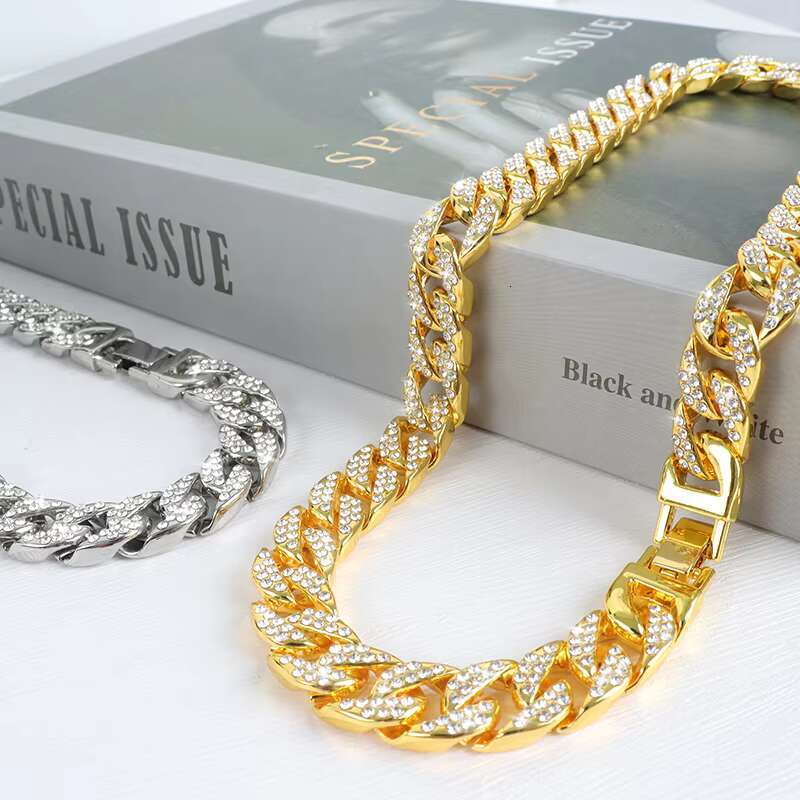 Fashion Design Cheap Jewelry Simple Cuba Chain Necklace for Women Collier Acier Inoxydable Bijoux Customized Jewellery