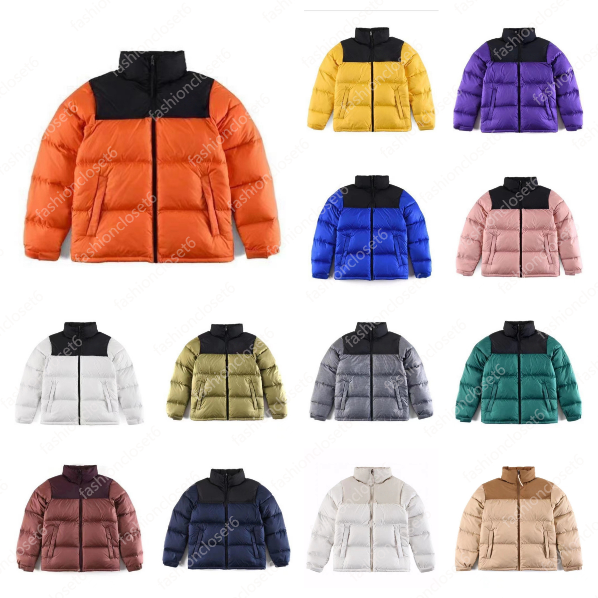 designer jacket mens designer jacket coats designer women mens coat Geometric Stand Collar Thick Sport Daily Outfit Winter puffer jacket women