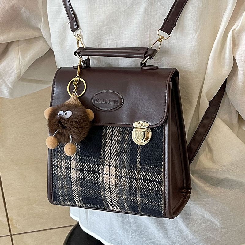 Designer Bag Luxury Free Delivery Women's Backpack 2025 New Fashion Trendy Crossbody Bag Retro Multi-functional Shoulder Bag For Women