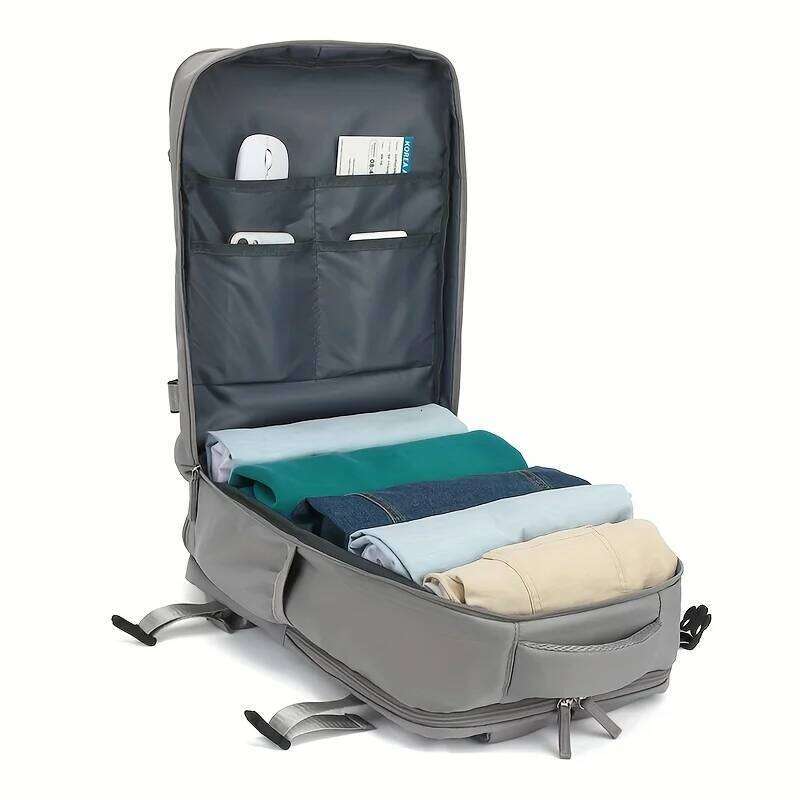 15-Inch Laptop Backpack Airline-Approved Durable Oxford Material Adjustable Strap Shoe Compartment Perfect for Travel