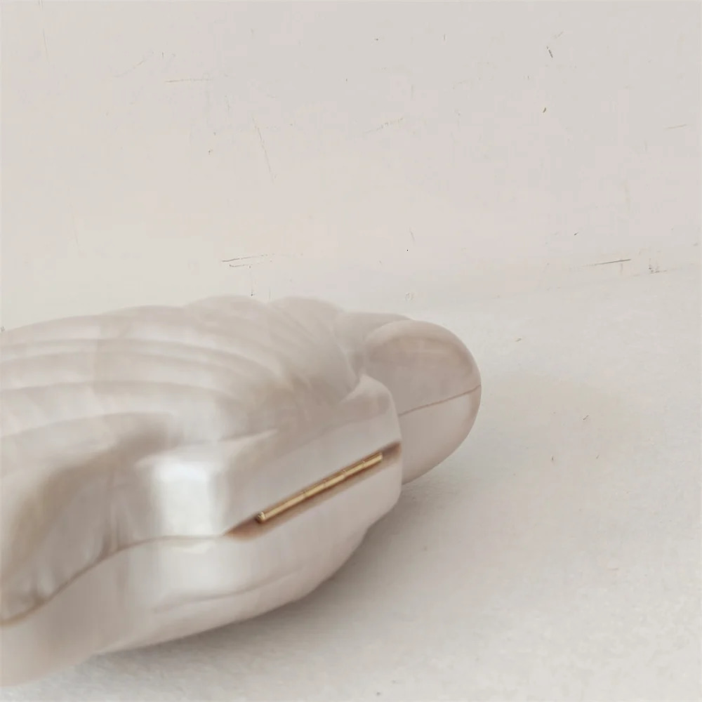 Female Shell Acrylic Box Clutches Lady Gift Evening Bag Party Prom Stones Handbags Women Wedding Bridal Clutch Purse Bag 250627