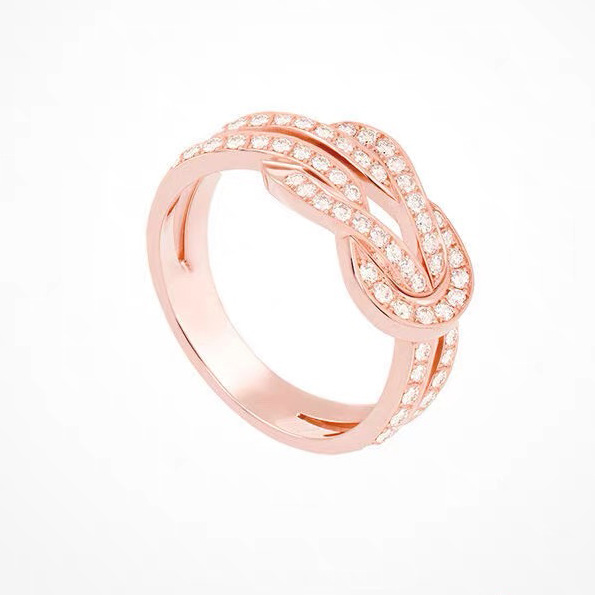 ic twist designer band fow women men unisex rose gold sier shine crystal zircon full dia geometry charm rings engagement ring jewelry Free shipping