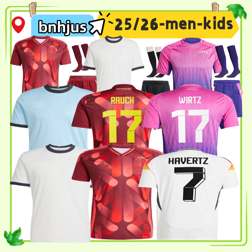 2025 2026 Germany 125-Year Anniversary Soccer Jerseys Player version HUMMELS KROOS WERNER MUSIALA MULLER HAVERTZ WIRTZ PAVLOVIC GUNDOGAN Football Shirts Men Kids
