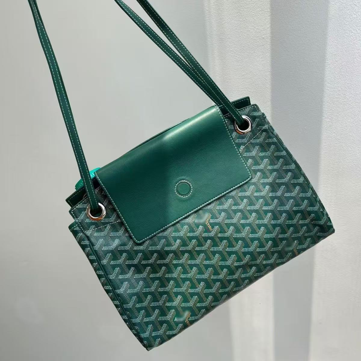 High-end French designer classic printed Giengou bag - for commuting, shopping, or cross-body carrying.