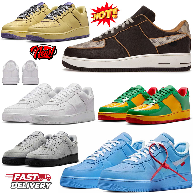 designer one running shoes for men women 1 triple white black Wolf Grey NOTCA Skeleton mens trainers outdoor sports sneakers size 36-47