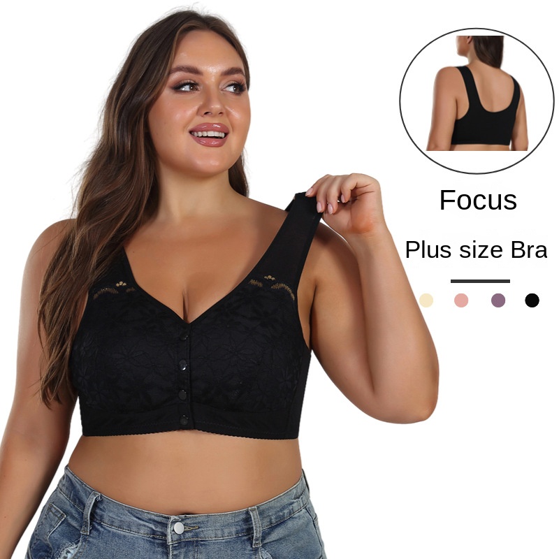 Comfort Peace Mind Maternity Clothing Pregnant Mother Breastfeeding Bra Front Buckle Ultra-thin Mold Cup Fixed Shoulder Strap Full-Fup
